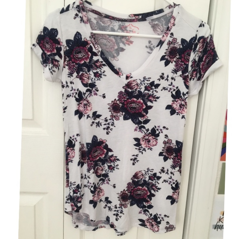 Pink Rose tee